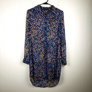 JESSICA SIMPSON Sheer Star Leo Dress Small